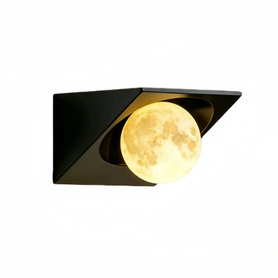 Lunara Elegant Cubic Outdoor Wall Lamp--Solar for Yard
