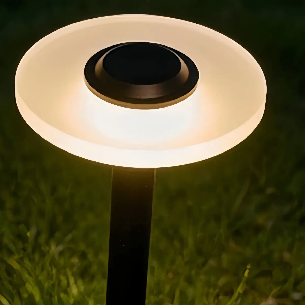 Arcato Minimalist Floor Lamp-- Acrylic Outdoor Courtyard