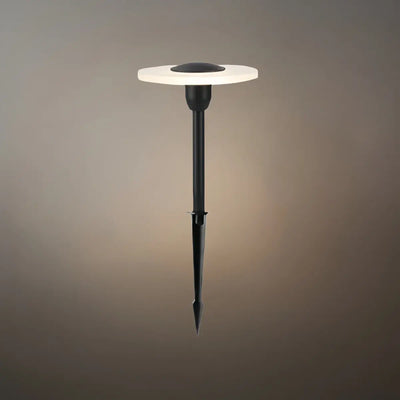 Arcato Minimalist Floor Lamp--Aluminum & Acrylic Outdoor Garden