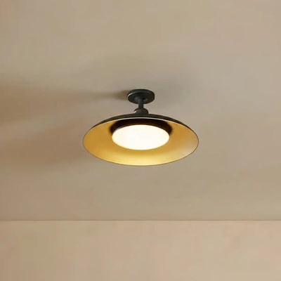 Retro Outdoor Ceiling Light--Copper Alloy & PC for Yard