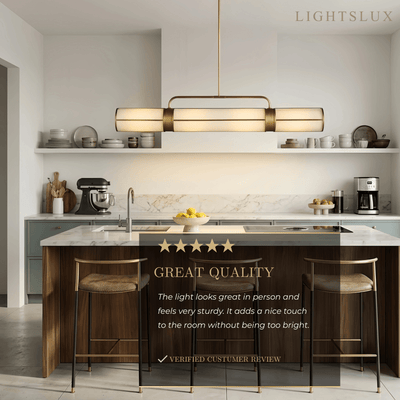 Modern Industrial Linear Pendant Light 