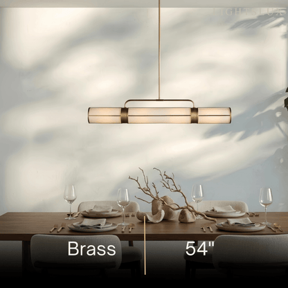 Modern Industrial Linear Pendant Light 