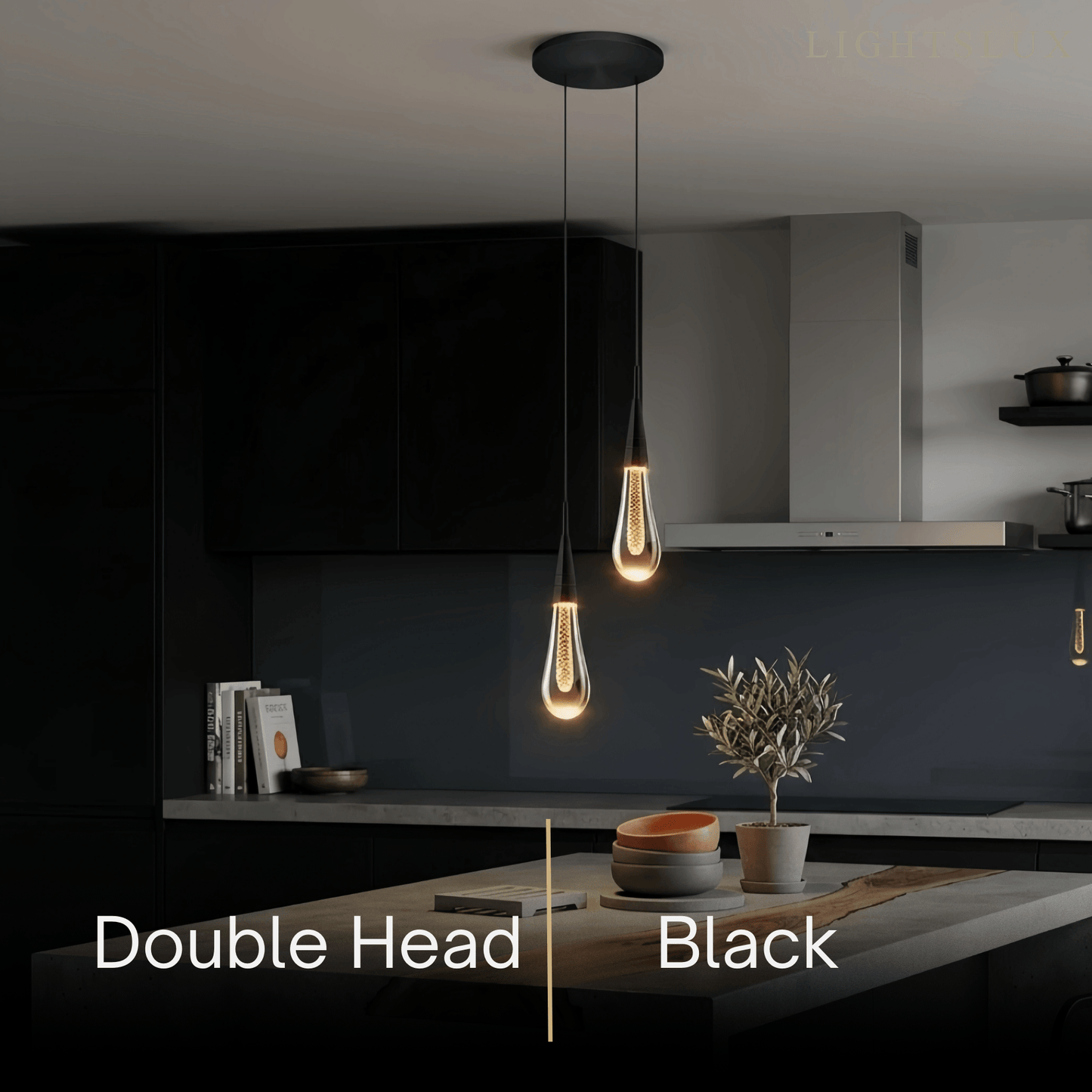 Excelis Industrial-Chic Linear Pendant Light 