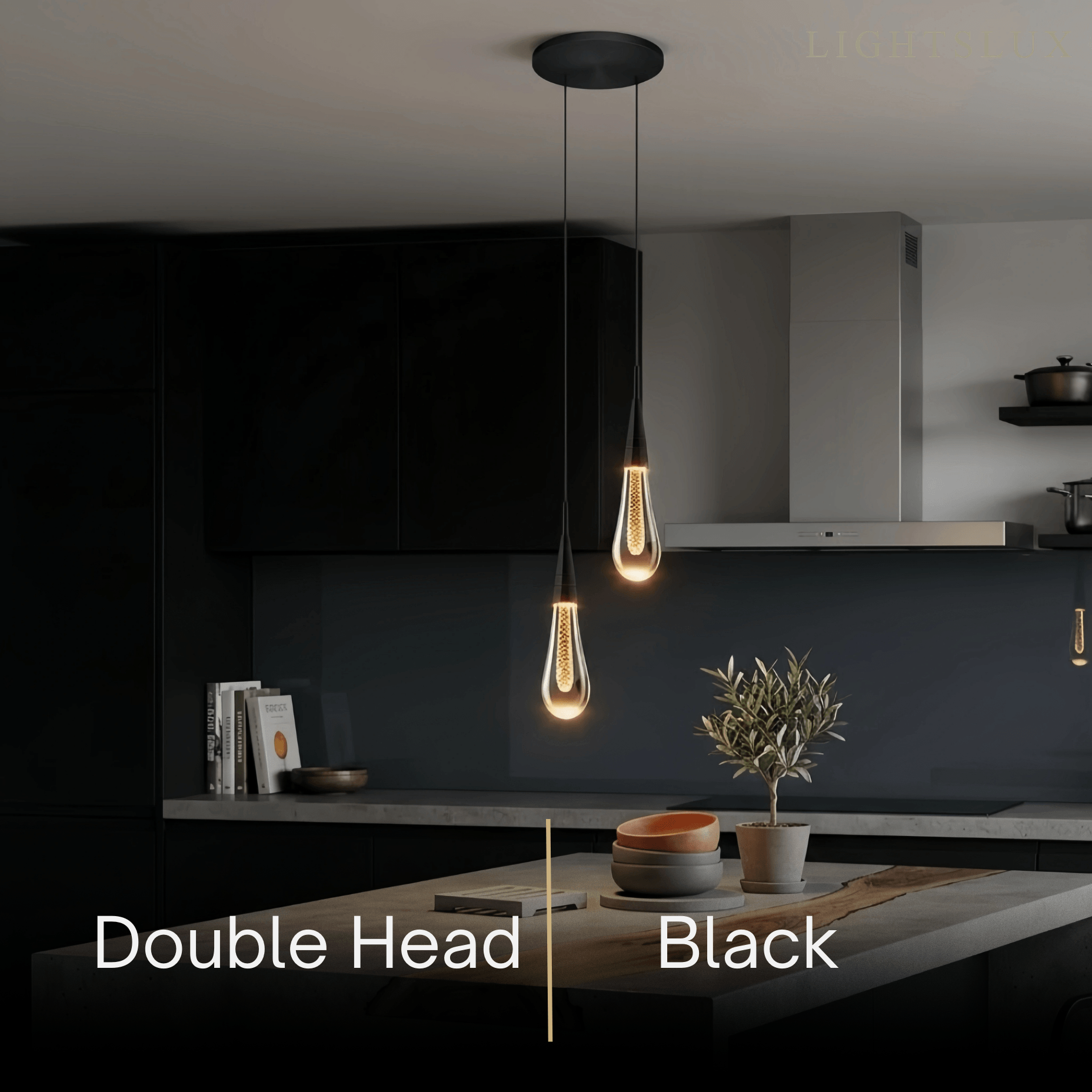Excelis Industrial-Chic Linear Pendant Light 