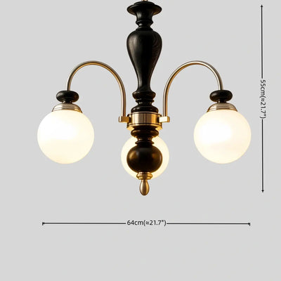 Velora_Classic_Wood_Glass_Chandelier