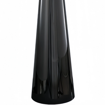 Contemporary Floor Lamp – Distorted Spherical Metal & Acrylic