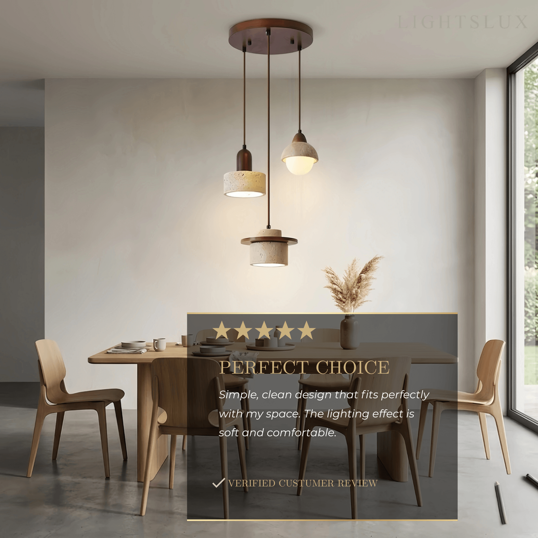 Strata Minimalist Multi-Light Pendant