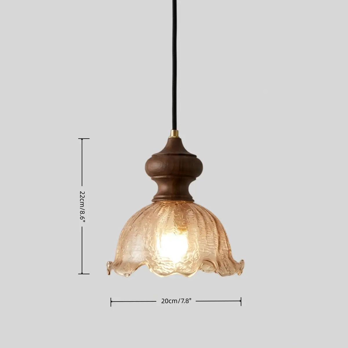 Vetro Vintage Modern Pendant Light 