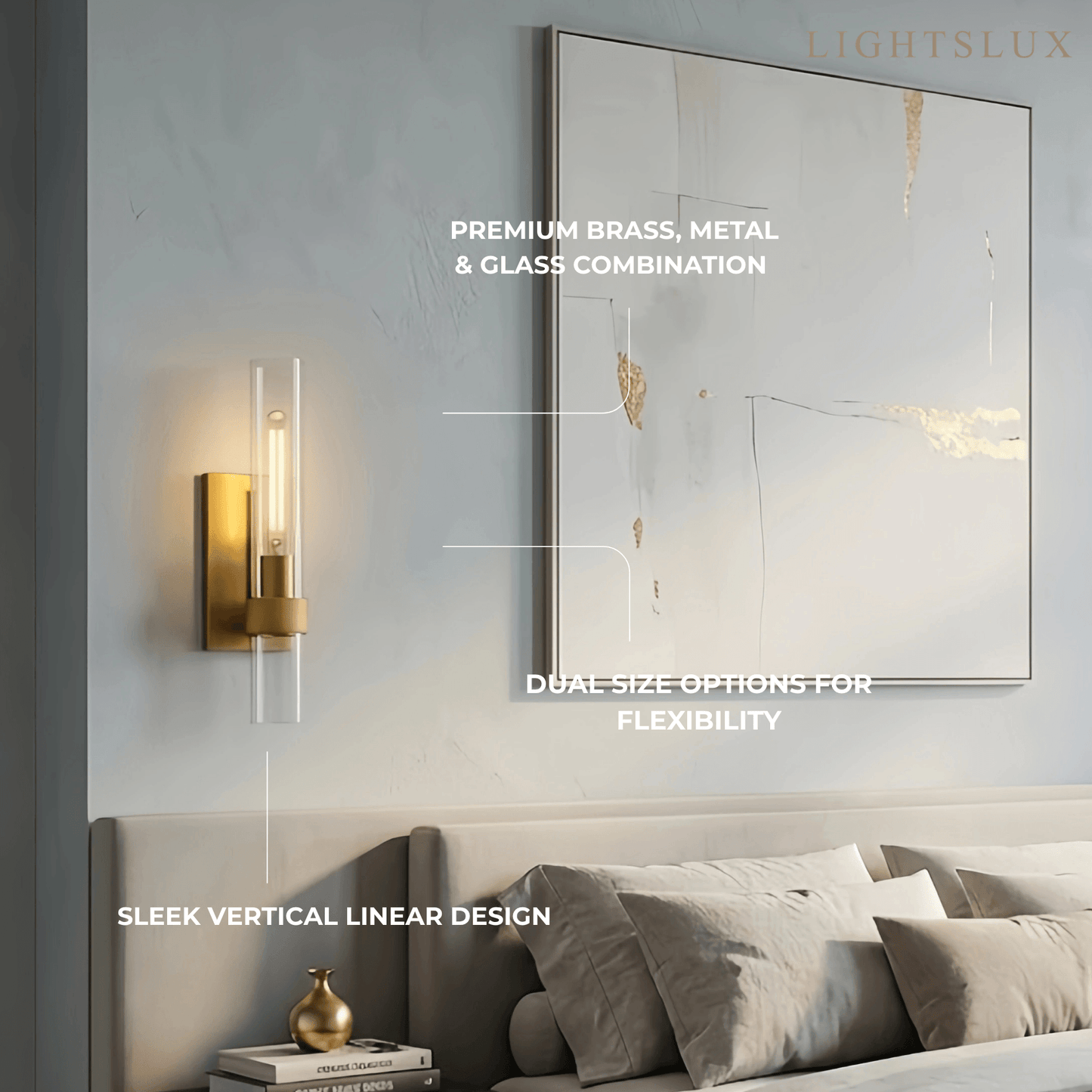 Lunara Minimalist LED Wall Lamp
