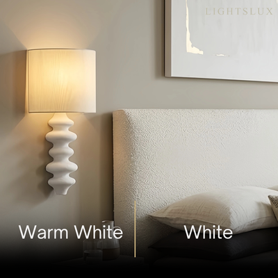  Art Fabric Sconce Wall Lamp 