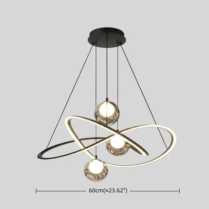 Lunara Minimalist Ring Chandelier