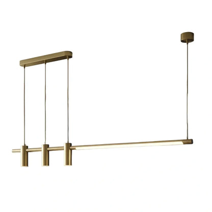 Modern Minimalist Pendant Light — Brass Gold