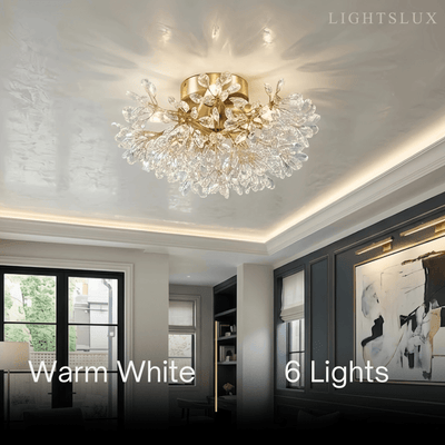 Excelis Elegant Semi-Flush Ceiling Light
