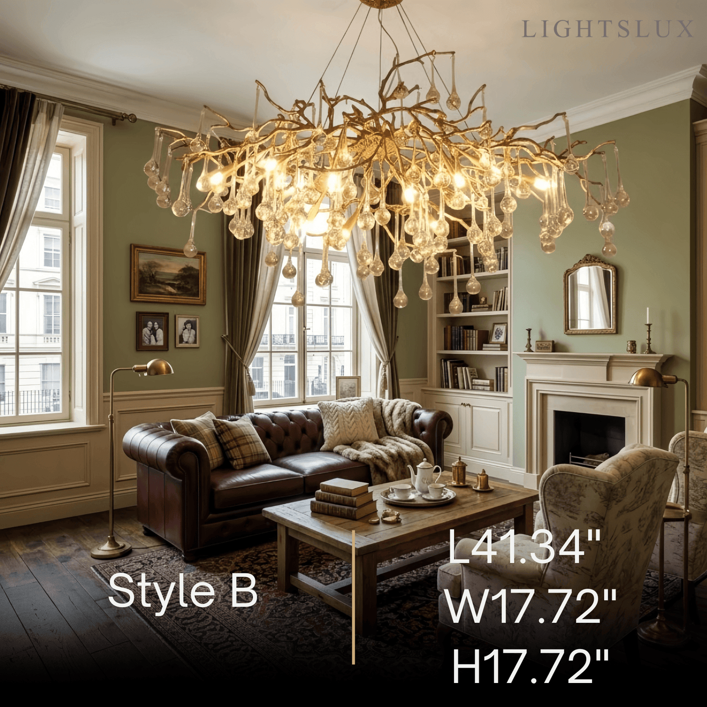 Excelis Luxury Branch Chandelier 