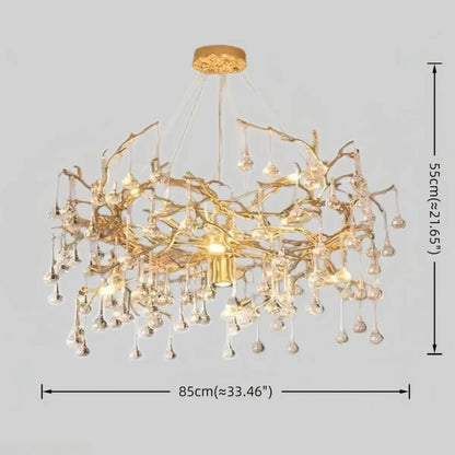 Excelis Luxury Branch Chandelier 