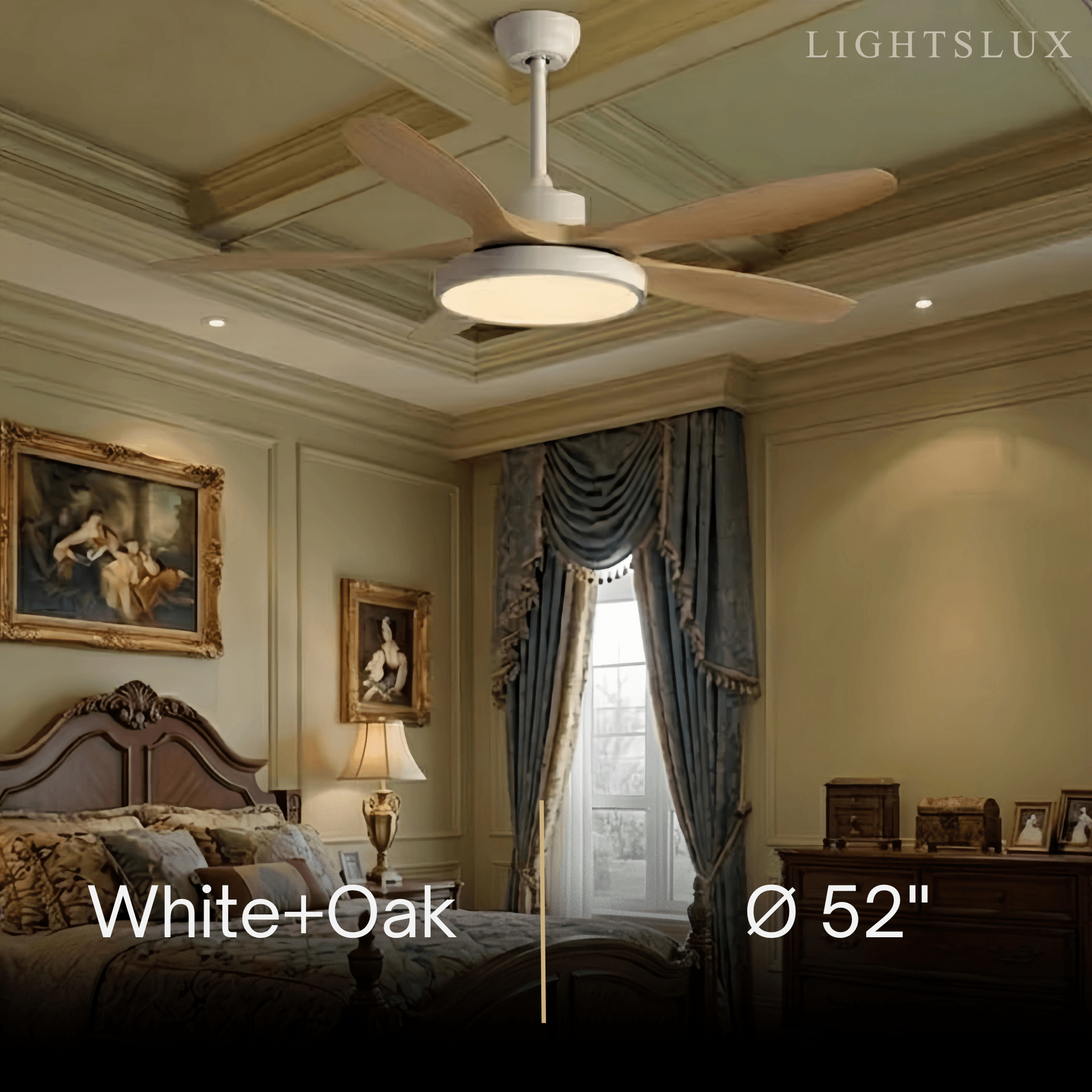 Vivara Scandinavian Large Ceiling Fan Light
