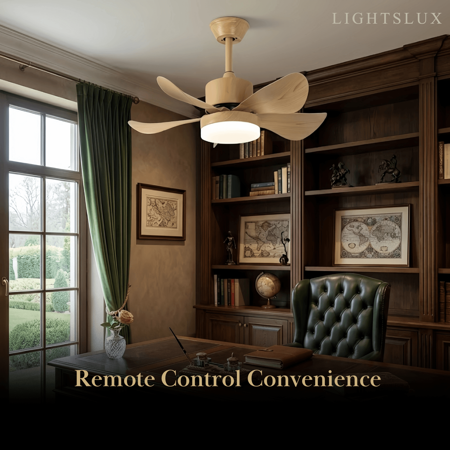 Zenno Minimalist Ceiling Fan Light