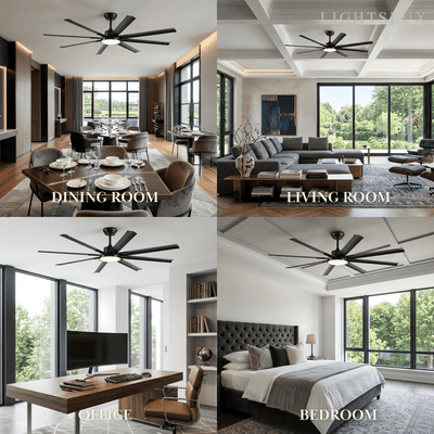 Vivara Minimalist Ceiling Fan Light 