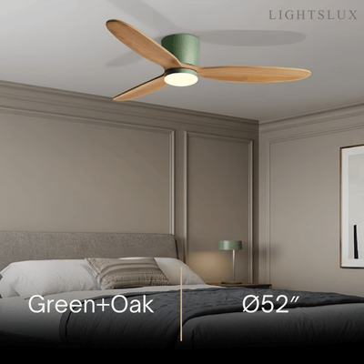 Vivara Minimalist Low Profile Ceiling Fan Light