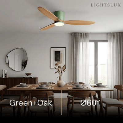 Vivara Minimalist Low Profile Ceiling Fan Light