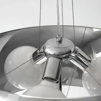 Industrial Cylinder Glass Pendant Light -- Clear or Smoked