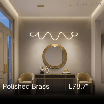 Arcato Minimalist Linear Chandelier