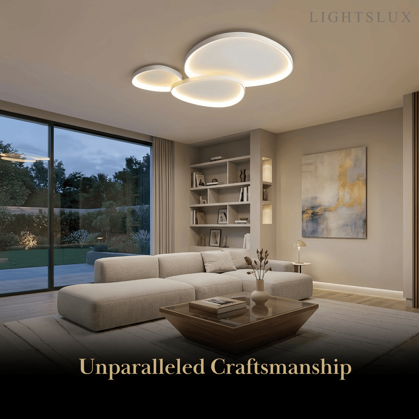 Vivara Minimalist Low Profile Ceiling Light
