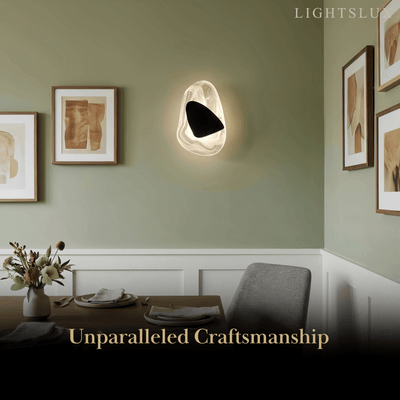 Velora Art Deco Water Ripple Wall Lamp