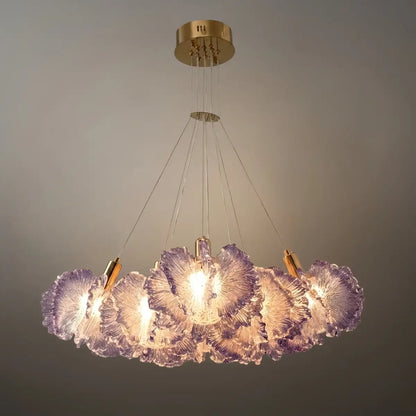 Vivara Modern Cloud Chandelier -- Colorful Acrylic White/Red/Purple/Blue for Dining Room