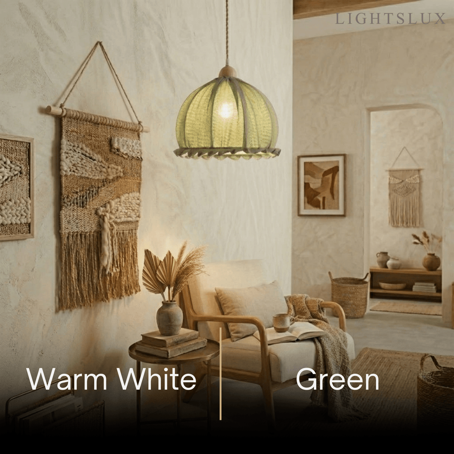 Zenno Minimalist Fabric Pendant Light 