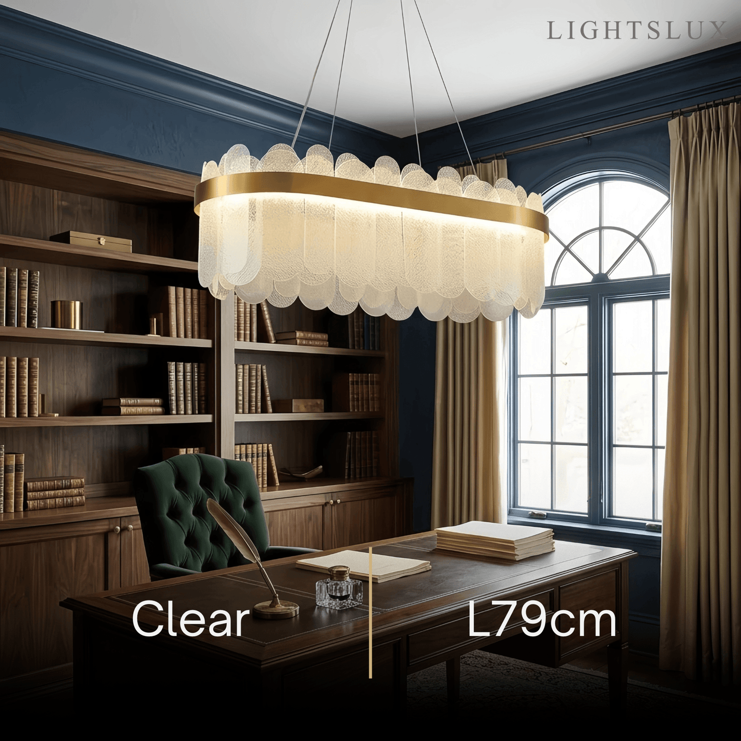 Elegant_Long_Oval_Glass_Chandelier_--_Gold