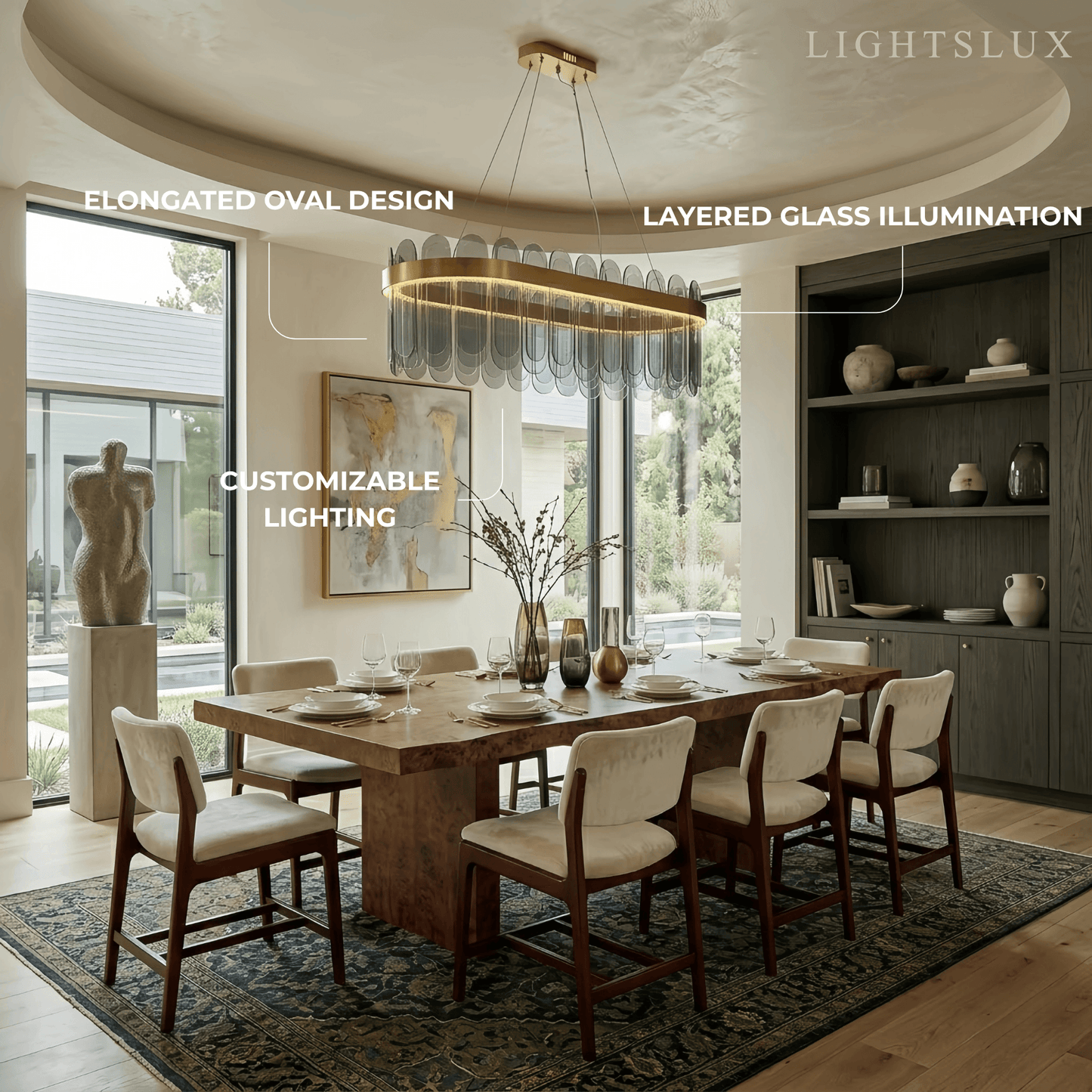 Elegant_Long_Oval_Glass_Chandelier_--_Gold