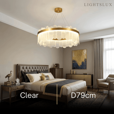 Elegant_Circular_Glass_Chandelier_--_Gold