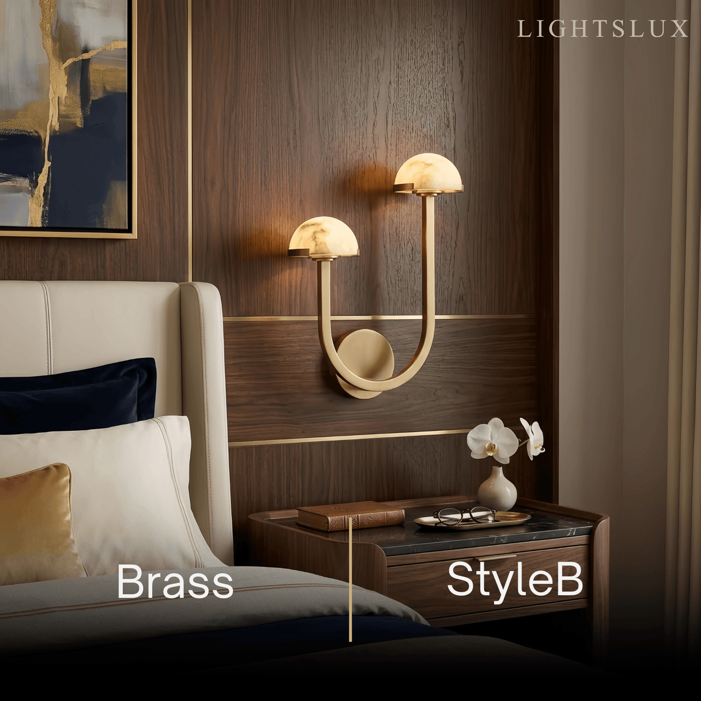 Alba Modern Double Wall Light