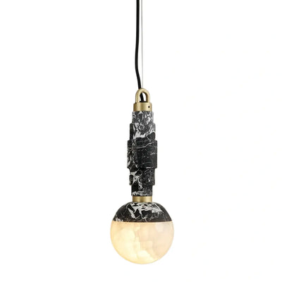 Alba Minimalist Marble Alabaster Pendant Lamp