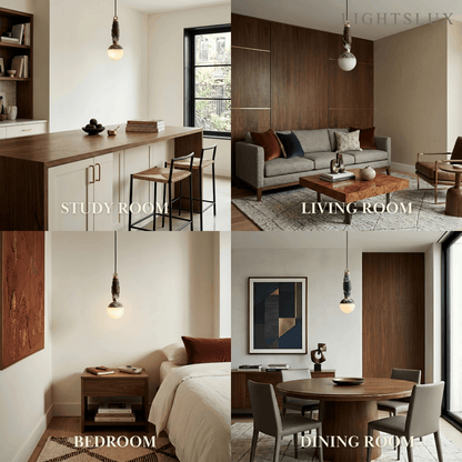 Alba Minimalist Marble Alabaster Pendant Lamp