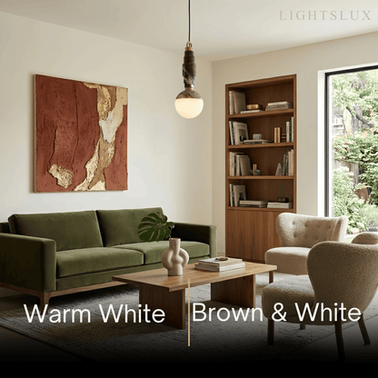 Alba Minimalist Marble Alabaster Pendant Lamp