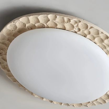 Strata Natural Travertine Ceiling Light