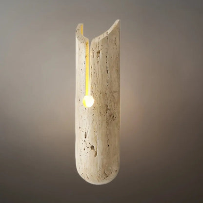 Strata Natural Travertine Wall Light 