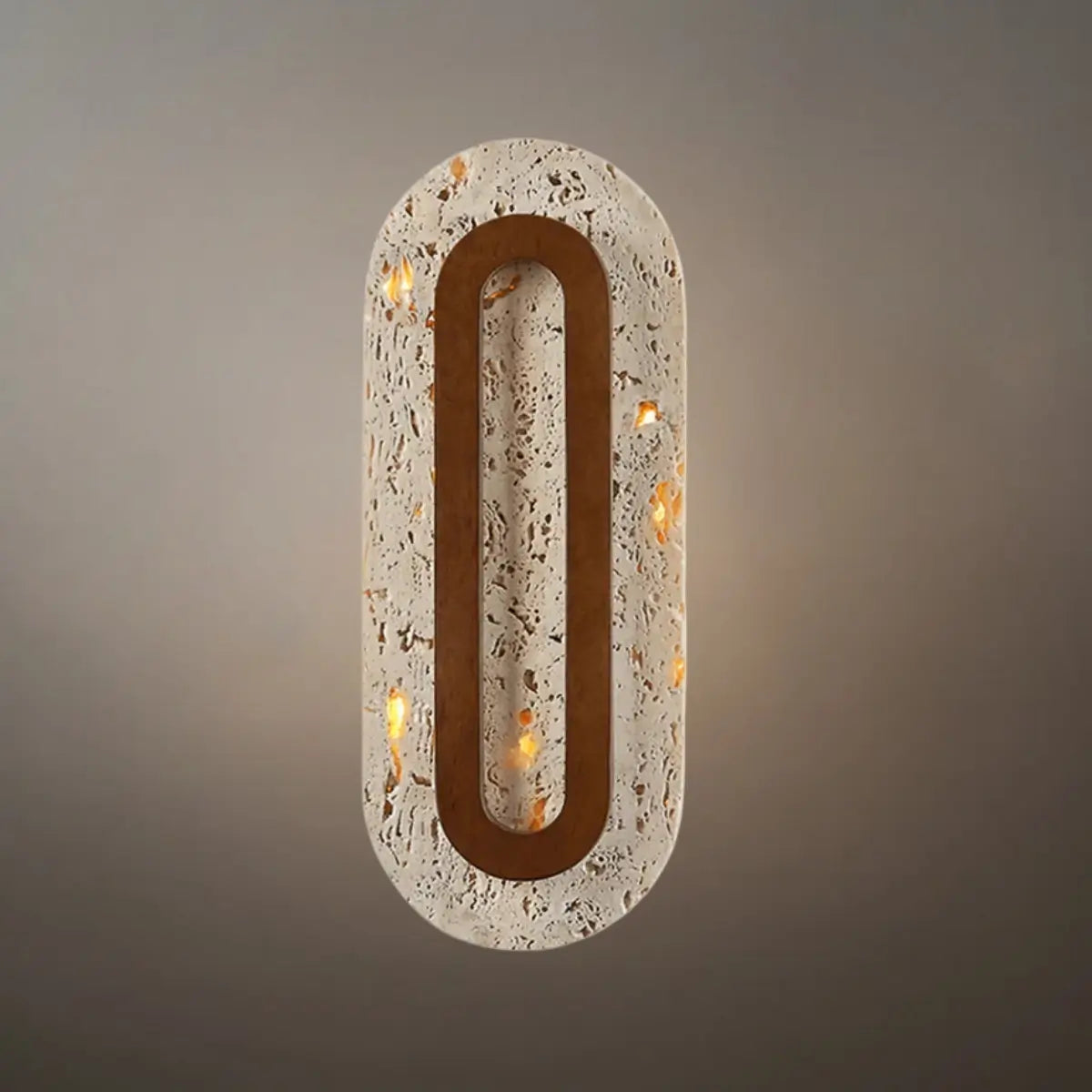 Strata Natural Travertine Wall Light