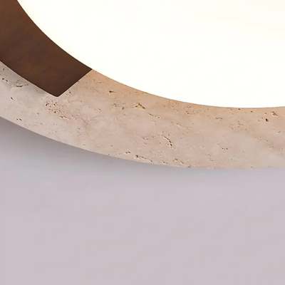 Strata Natural Travertine Ceiling Light