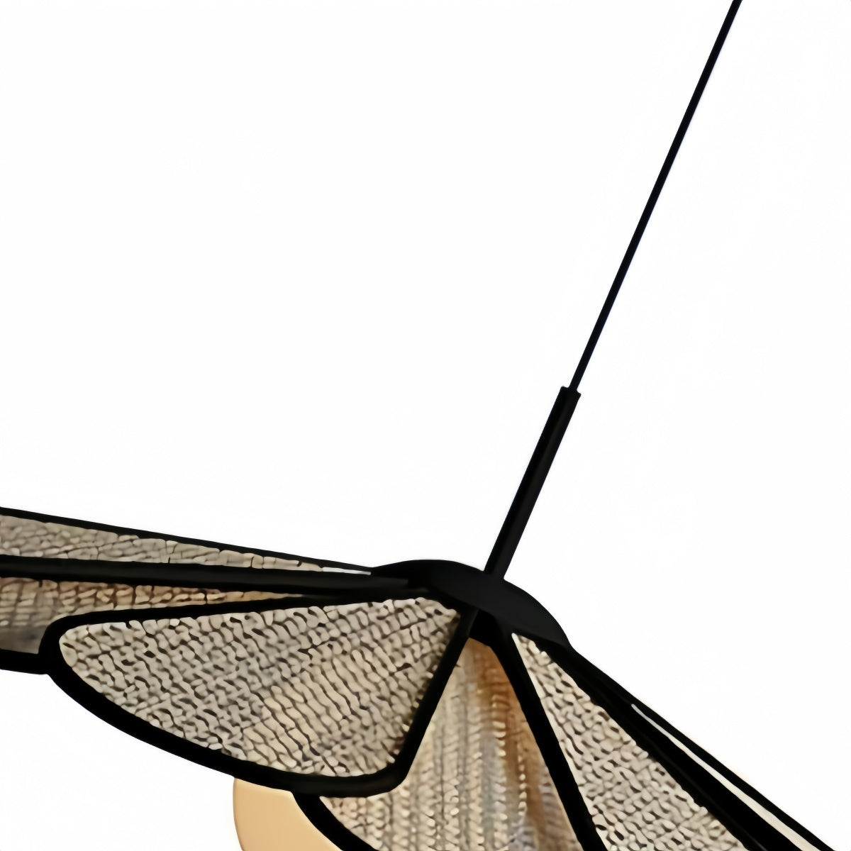 Bamburo Natural Rattan Petal Pendant Light