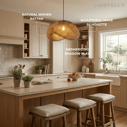 Bamburo Natural Rattan Pendant Light