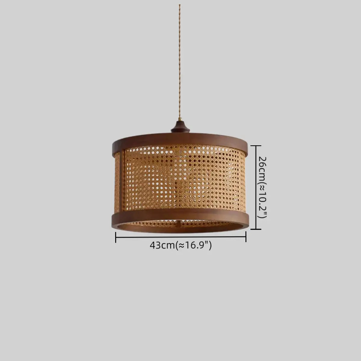 Bamburo Natural Woven Pendant Light