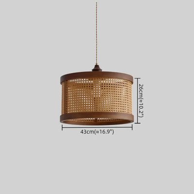 Bamburo Natural Woven Pendant Light