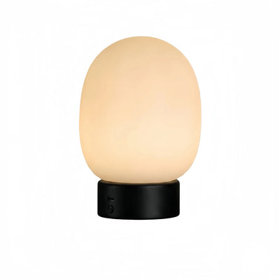 Crema Light Table Lamp -- Metal & Frosted Glass with Touch & Human Induction for Bedroom Living Room