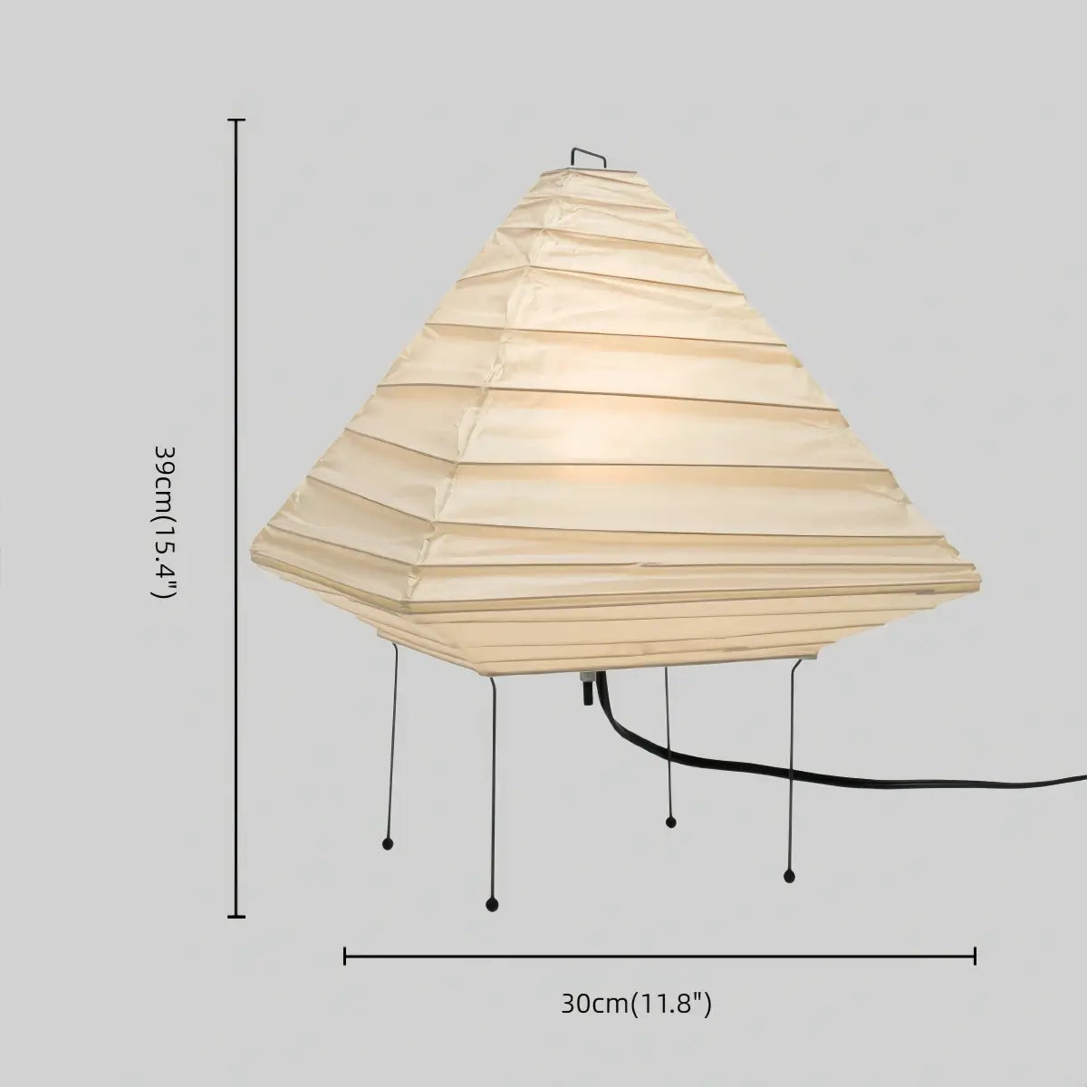 Japanese Lantern Table Lamp--Bedside Light for Home