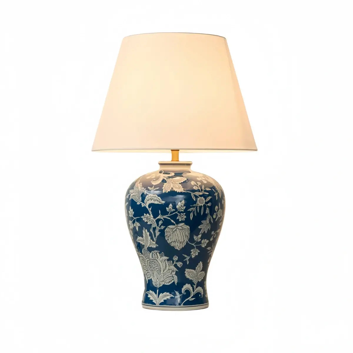 Irondale Vintage Table Lamp--Metal & Fabric for Living Room