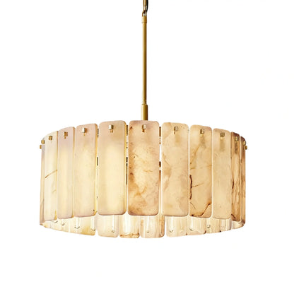 Luxury Alabaster Round Chandelier 36D"- For Living room/Dining room