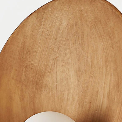 Zenno Minimalist Rustic Bowl Wall Lamp